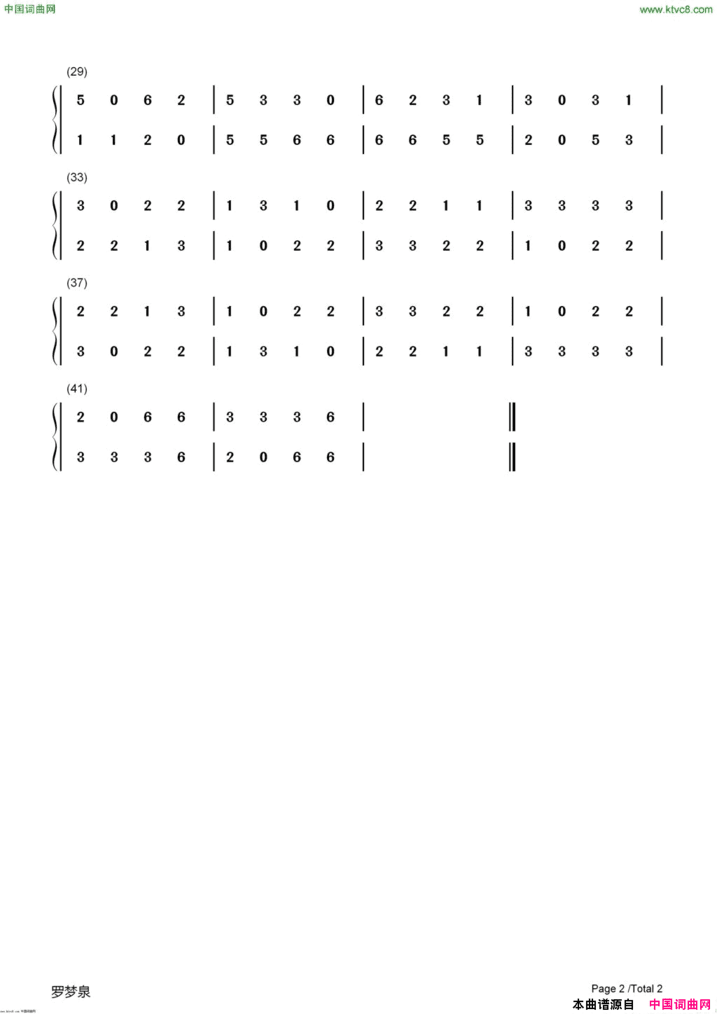 学不会放弃简谱