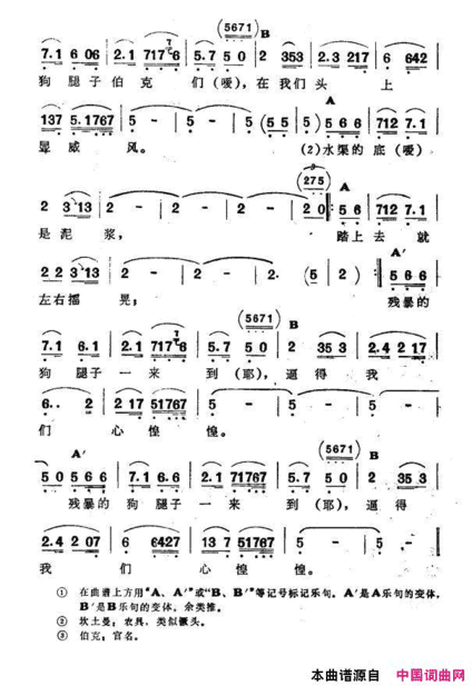 修渠歌新疆伊犁维吾尔民歌第一套《修渠歌》修渠歌新疆伊犁 维吾尔民歌 第一套《修渠歌》简谱