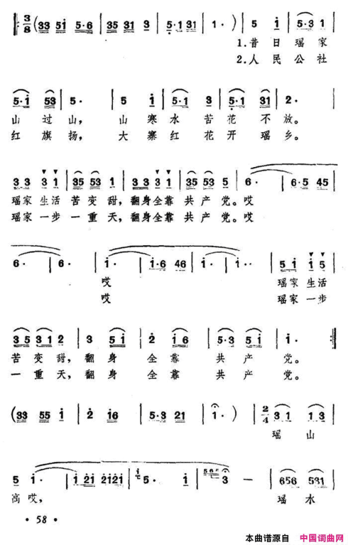 共产党恩情永不忘赵登厚词万光辉曲共产党恩情永不忘赵登厚词 万光辉曲简谱