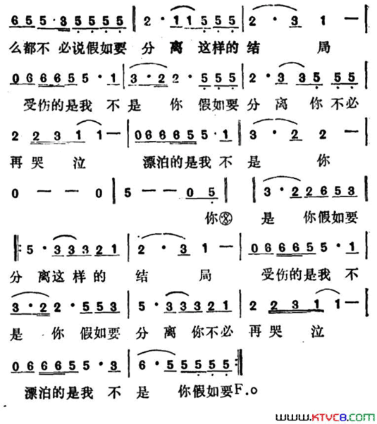 我知道伤心是什么简谱