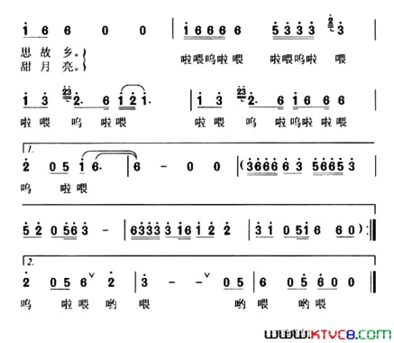 三个月亮李幼容词晓丹曲三个月亮李幼容词 晓丹曲简谱