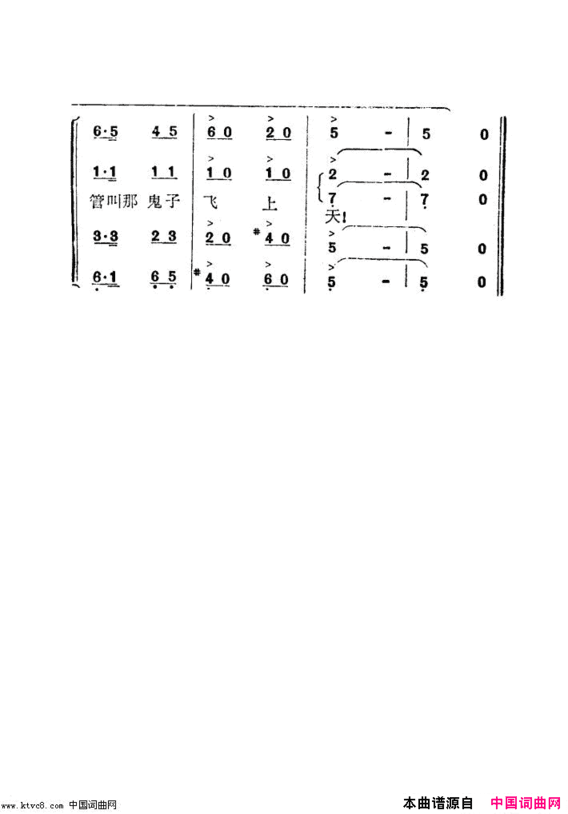 造地雷故事片《地雷战》插曲简谱