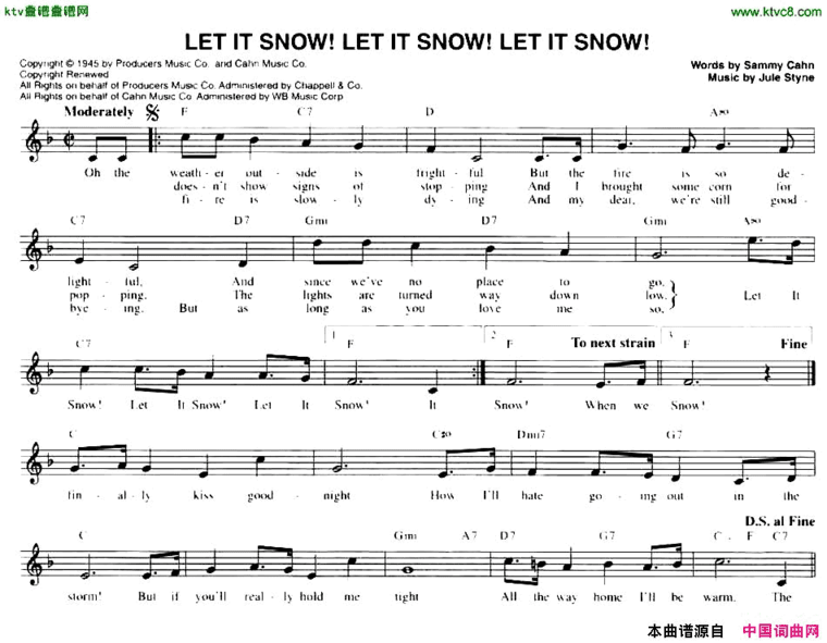 LETITSNOW!LETITSNOW!LETITSNOW!简谱