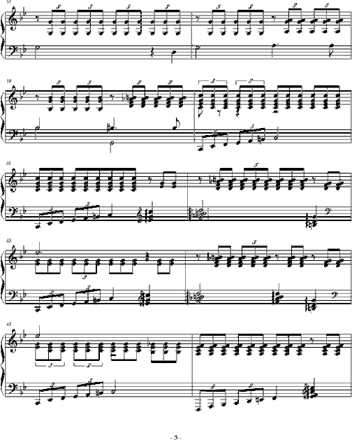 魔王-李斯特改变舒伯特曲简谱