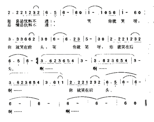 神禾塬简谱