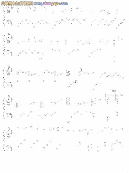 月夜のピアノ简谱