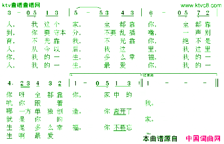 男子汉宣言[日]简谱