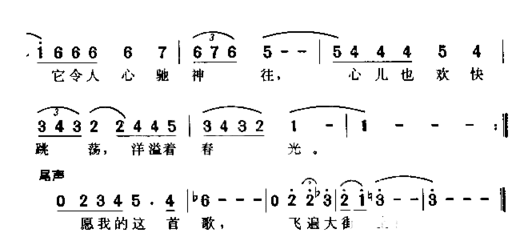 街头的歌声简谱