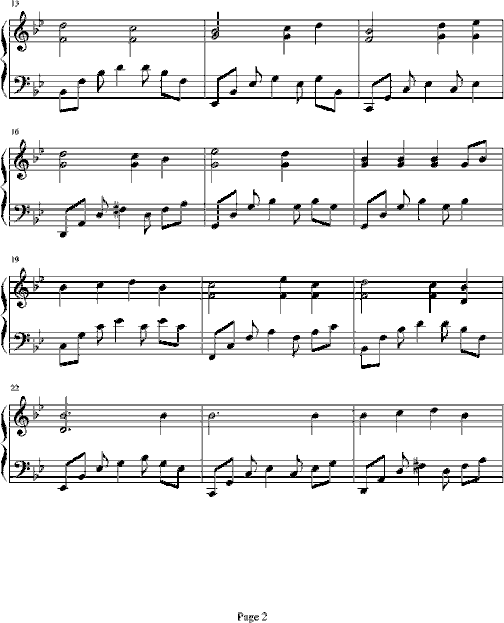 冬季之悲曲简谱