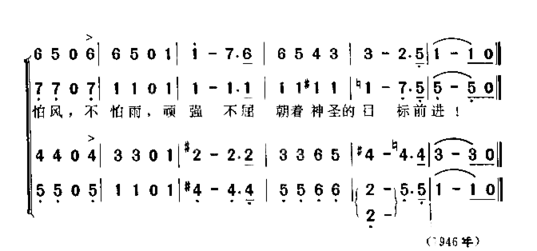 春天进行曲简谱