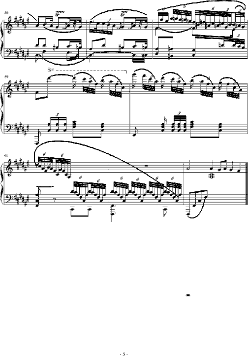 升F大调夜曲简谱