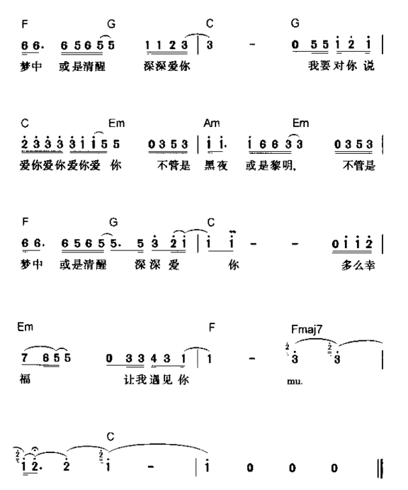 恋爱症候群简谱