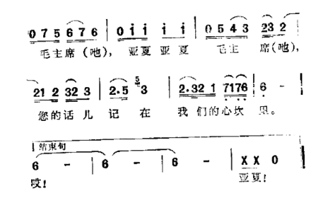 毛主席的话儿基在我们心坎里简谱