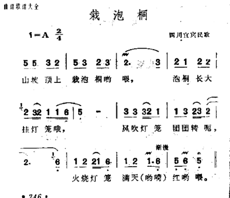 载泡桐简谱