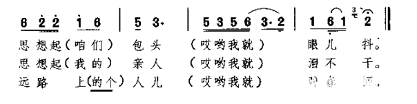 城墙上跑马内蒙民歌简谱