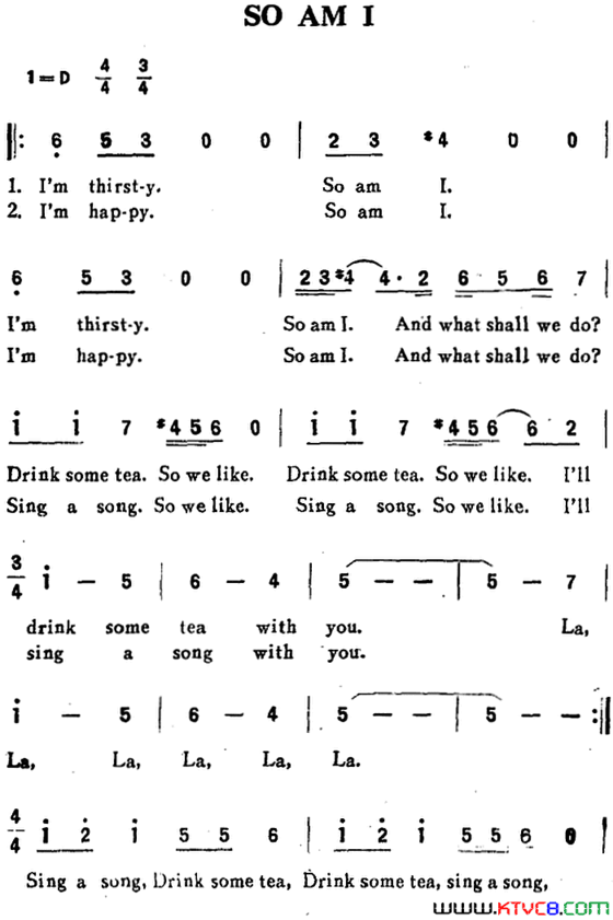 SOAMI我也是……SO AM I我也是……简谱