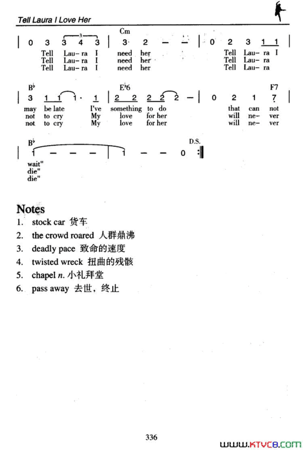 TellLauraILoveHer告诉劳拉我爱她Tell Laura I Love Her告诉劳拉我爱她简谱