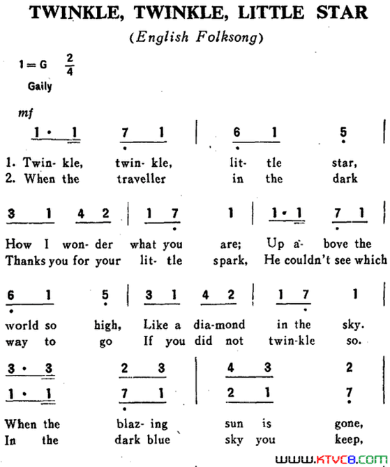 [英]TWINKLE，TWINKLE，LITTLESTAR闪烁，闪烁的小星星[英]TWINKLE，TWINKLE，LITTLE STAR闪烁，闪烁的小星星简谱