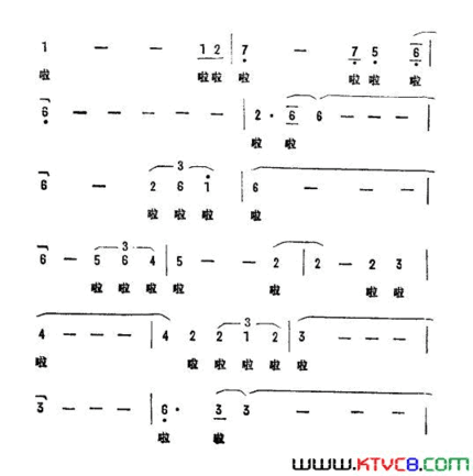 雪驹之歌电影《奔向银幕的马》主题音乐简谱