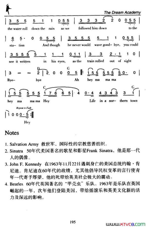 LifeinaNorthernTown北方小镇的生活Life in a Northern Town北方小镇的生活简谱