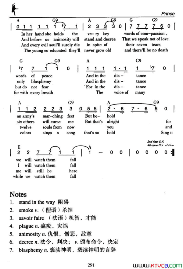 Seven七恶魔简谱