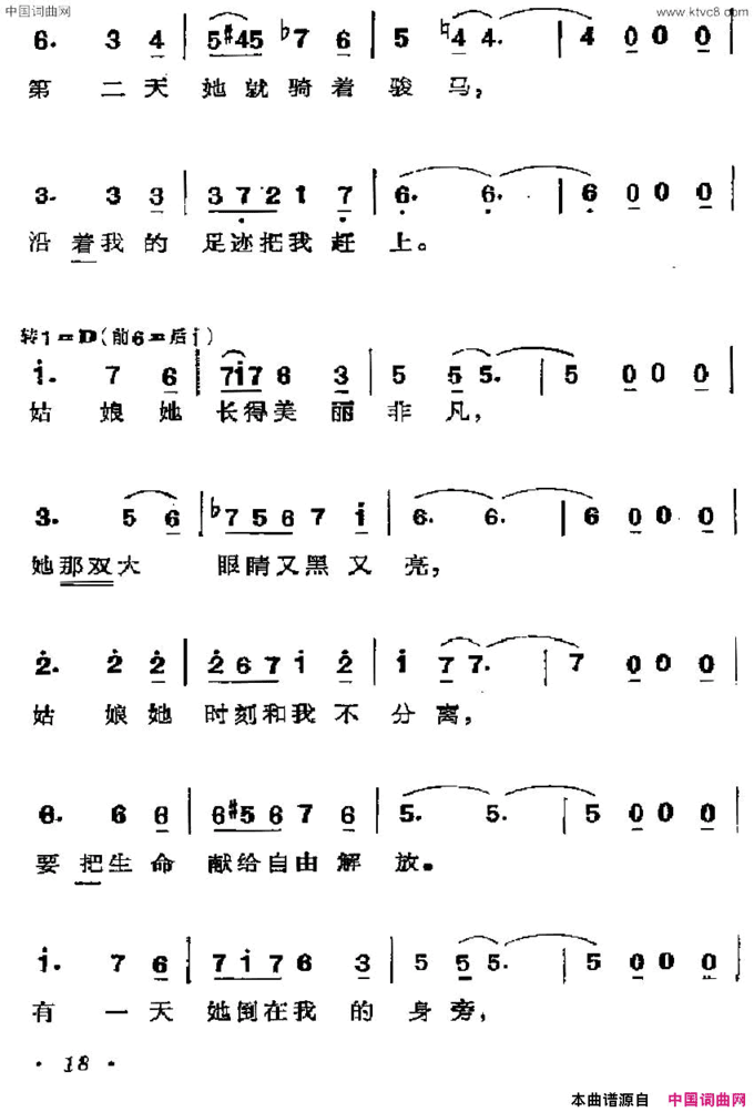 [古巴]芒比简谱