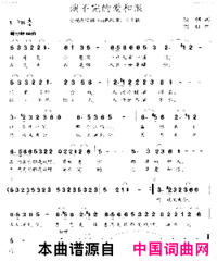 演不完的爱和恨电视剧《商都摇滚》片头曲简谱