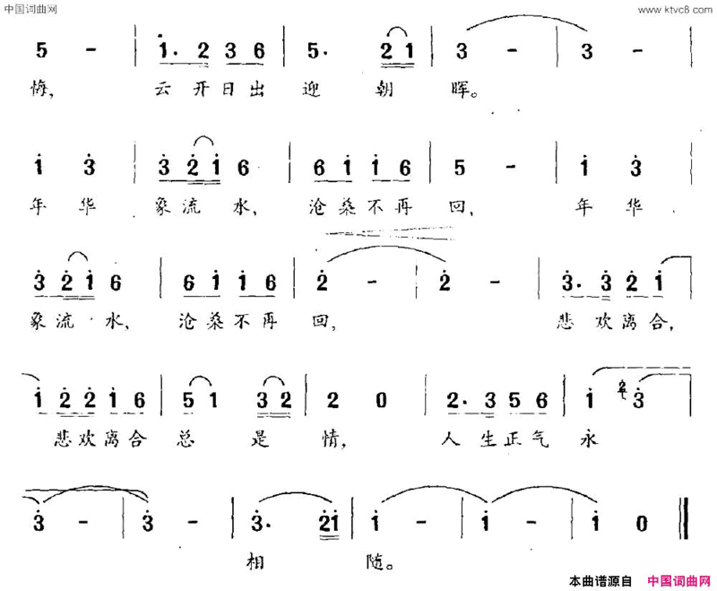 泪中笑电视剧《滑稽春秋》主题曲简谱