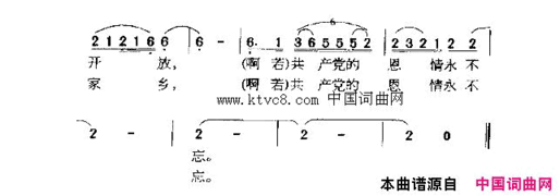 北方水草茂盛的地方简谱