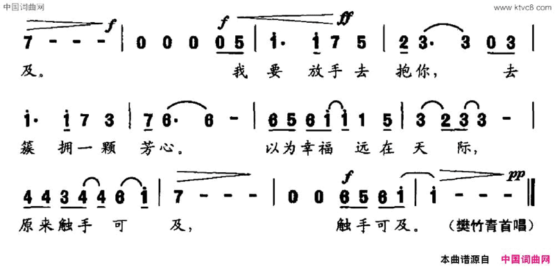 原来电视剧《钢的琴》片尾主题曲简谱