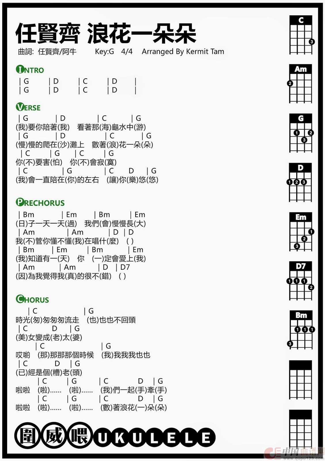 歌曲浪花一朵朵的简谱歌谱下载